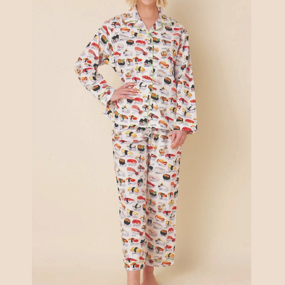 The Cat's Pajamas, White Sushi Pajamas - XL - 21902